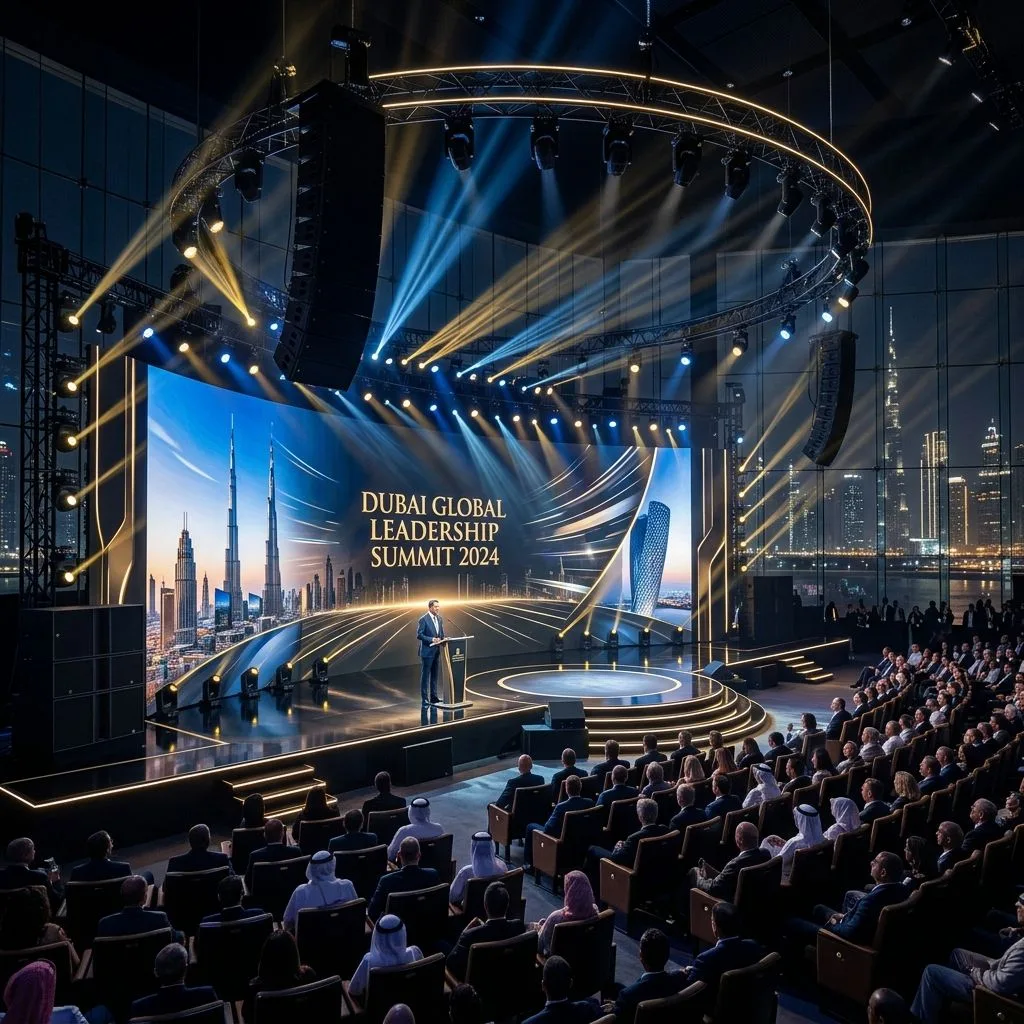 State of the Art Audio Visual and Lighting Rentals in Dubai by Eventist