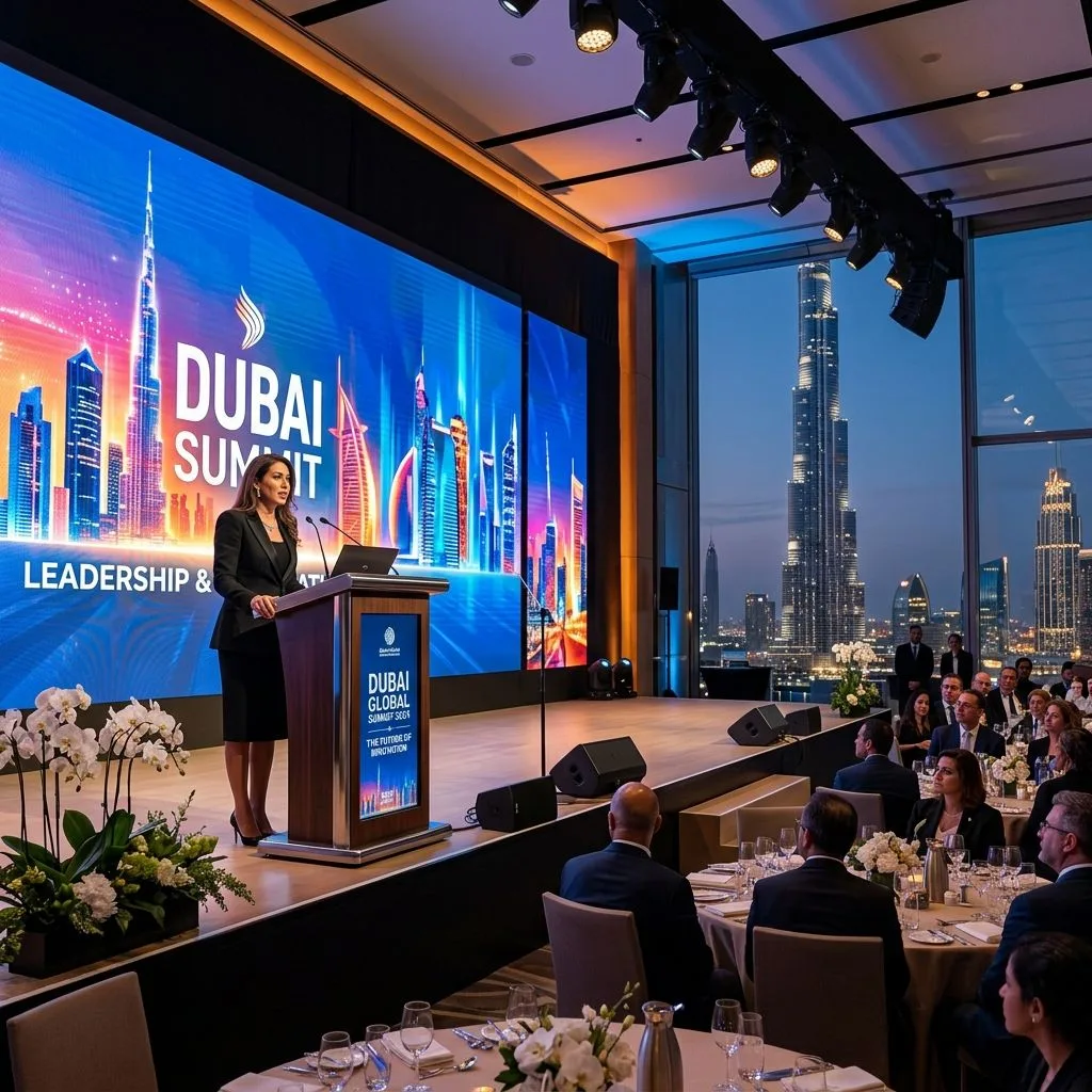Premium AV and staging setup in Dubai by Eventist