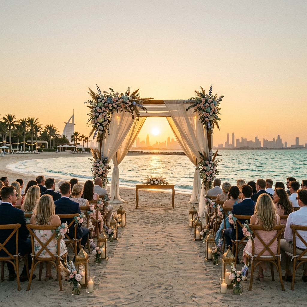 Beach Ceremony at Sunset