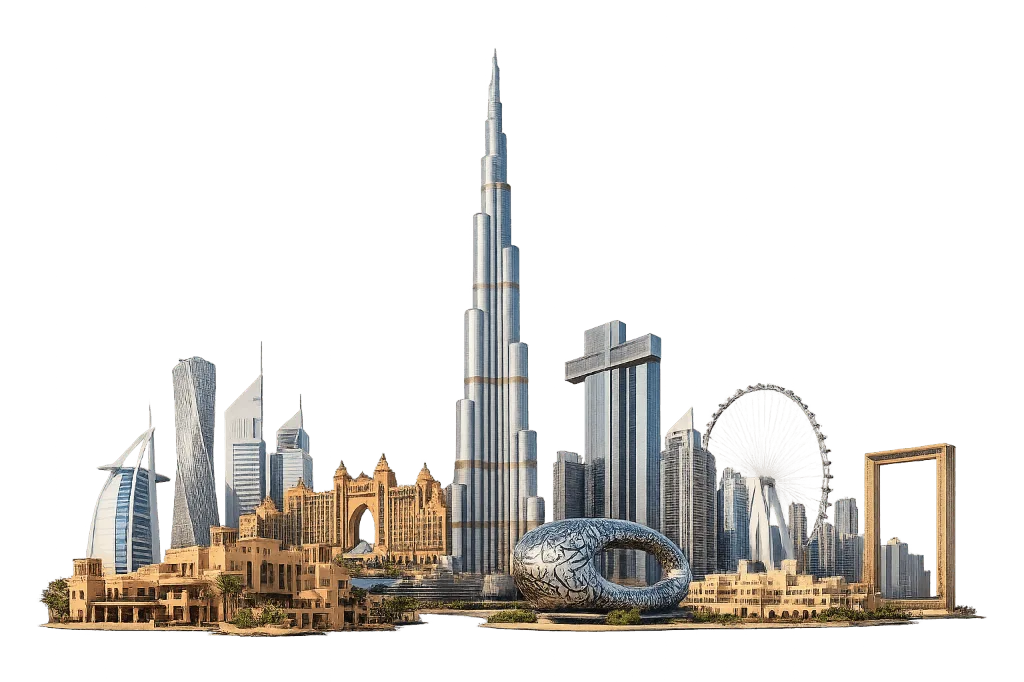 Dubai Skyline Collage