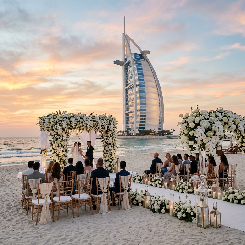 Luxury Beachfront Wedding Burj Al Arab