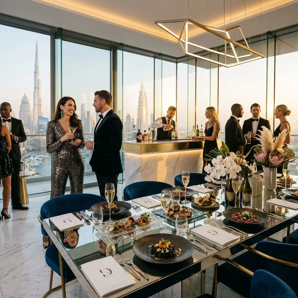 Elegant private party styling by Eventist in Dubai