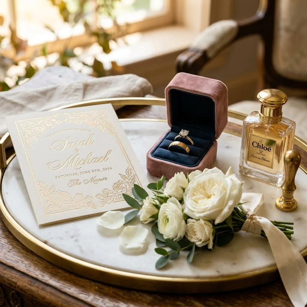Luxury wedding details by Eventist